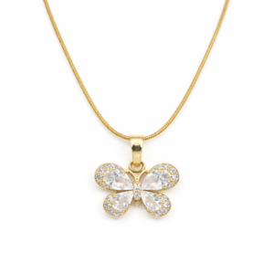 Anti-Tarnish Gold Plated Butterfly Shape Necklace