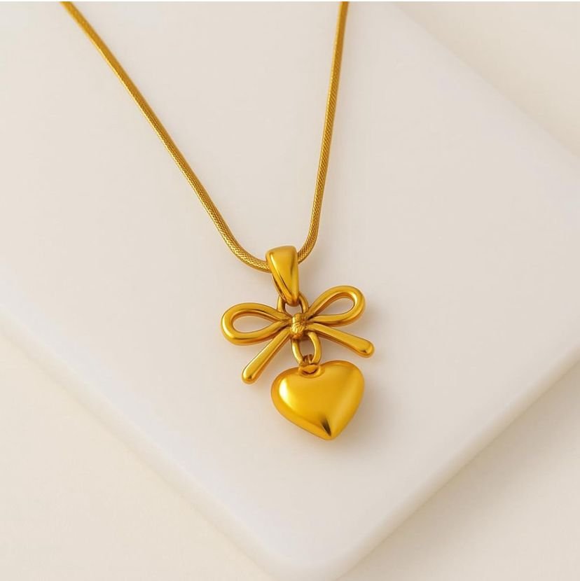 anti-tarnish -heart-shape-necklace