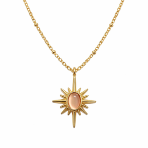 sunburst pendant necklace