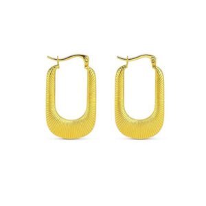 chunky hoop earrings